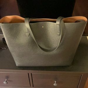 NEW Monogrammed Cuyana structured tote w organizer